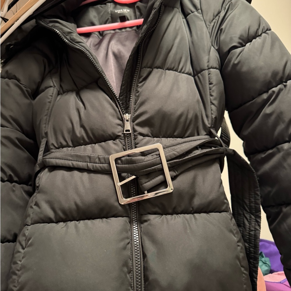 Ever New Black Puffer Jacket